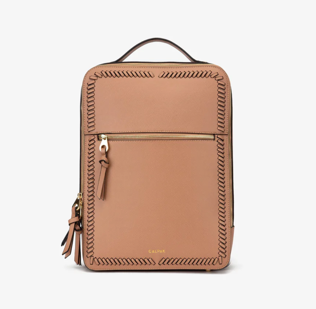 Kaya Faux Leather Laptop Backpack – Warehouse 12