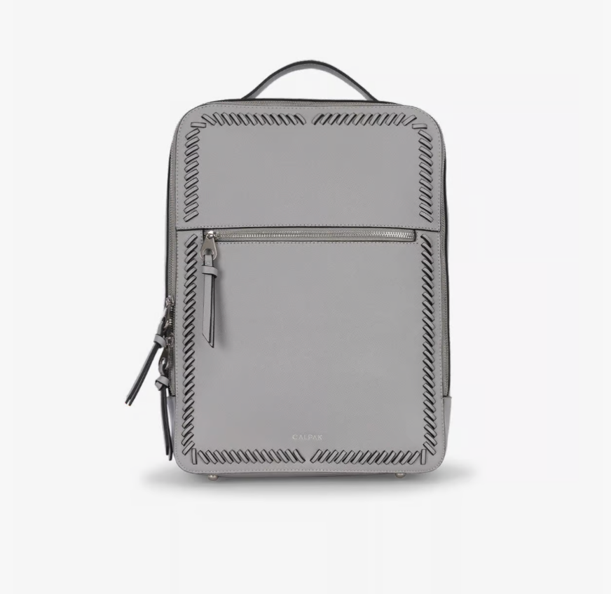 calpak kaya faux leather round backpack Kaya Faux Leather Laptop Backpack – Warehouse 12